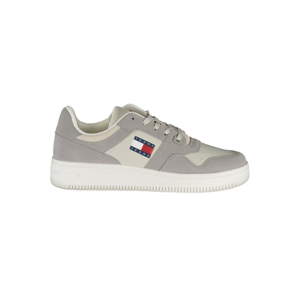 Gray Polyester Sneaker-Tommy Hilfiger-LabelTerrace.com