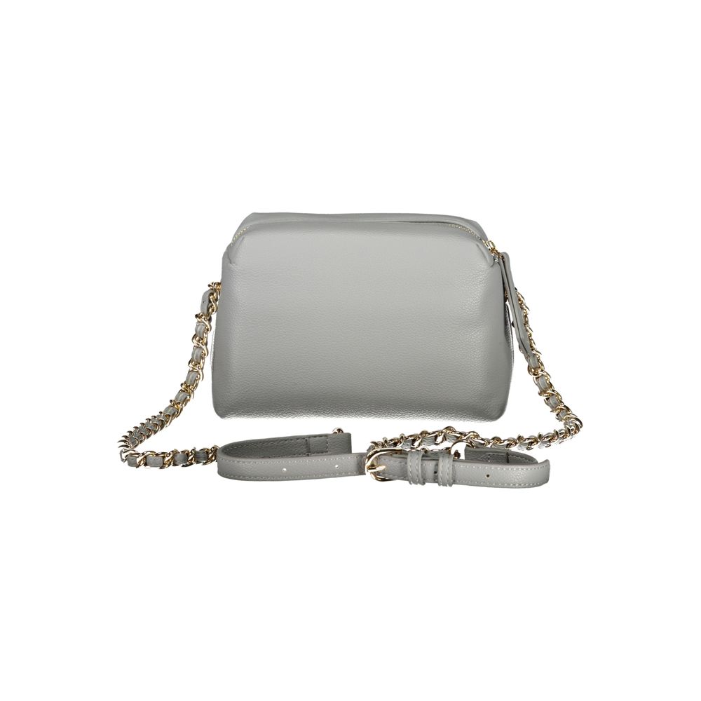 Gray Polyethylene Women Handbag-Mario Valentino-LabelTerrace.com