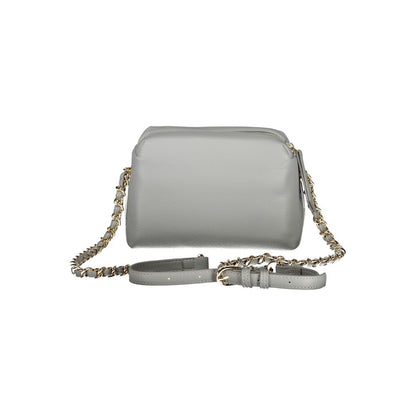 Gray Polyethylene Women Handbag-Mario Valentino-LabelTerrace.com
