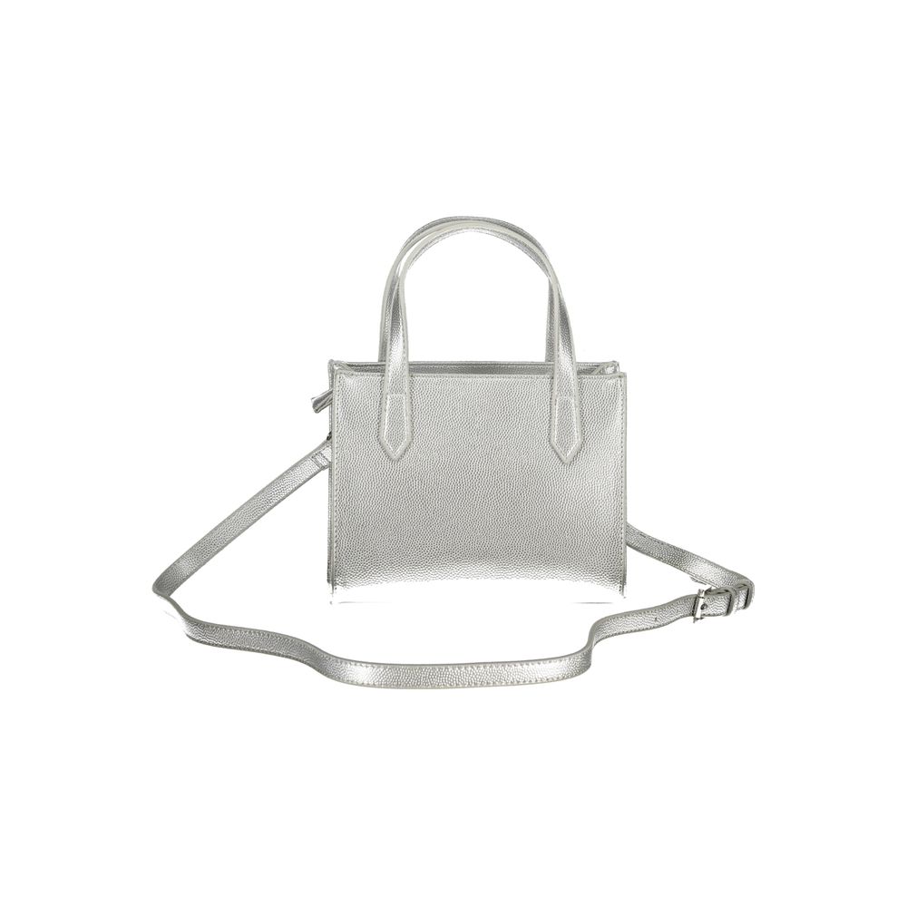 Gray Polyethylene Women Handbag-Mario Valentino-LabelTerrace.com