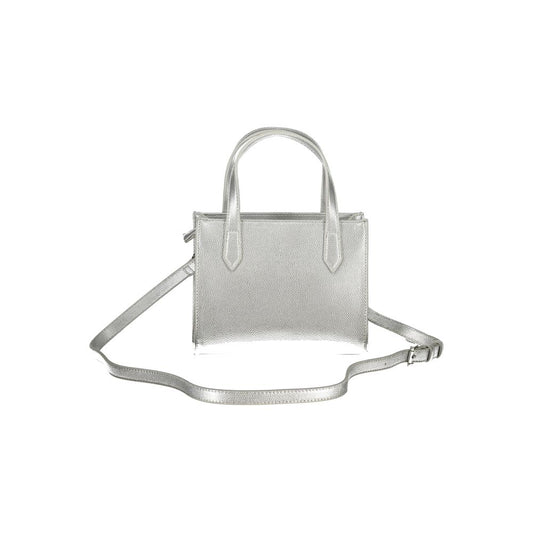 Gray Polyethylene Women Handbag-Mario Valentino-LabelTerrace.com
