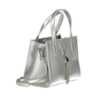 Gray Polyethylene Women Handbag-Mario Valentino-LabelTerrace.com