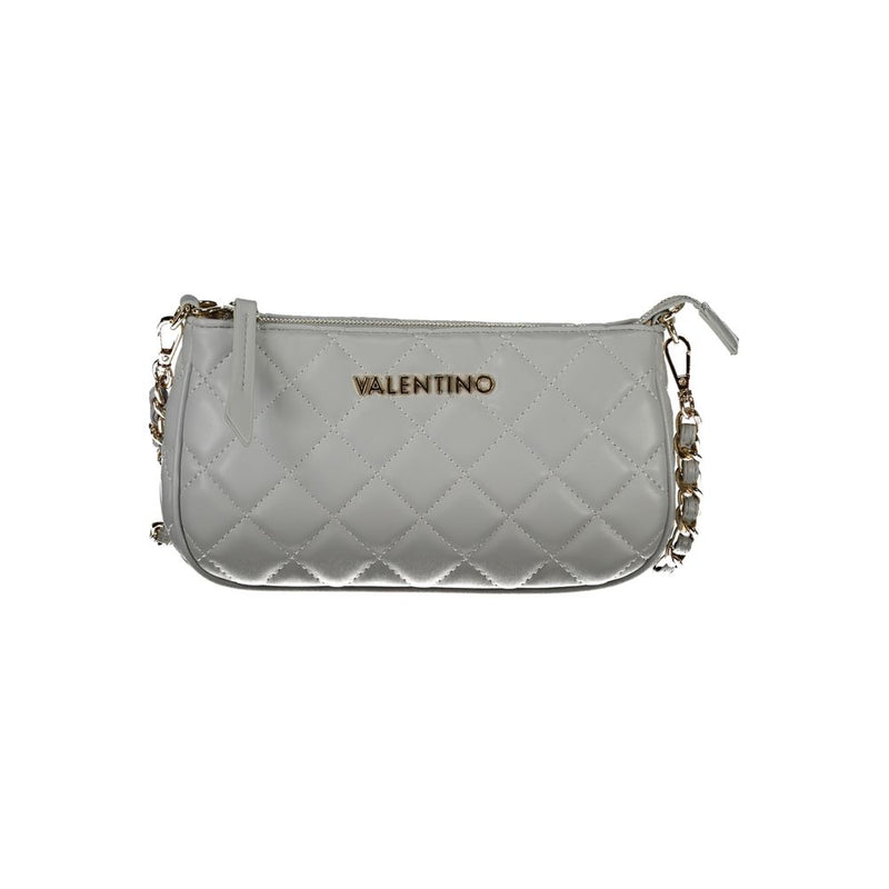 Gray Polyethylene Women Handbag-Mario Valentino-LabelTerrace.com