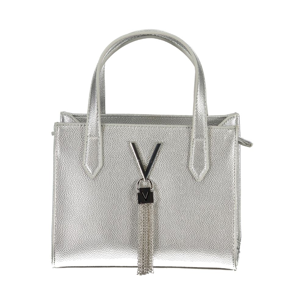 Gray Polyethylene Women Handbag-Mario Valentino-LabelTerrace.com