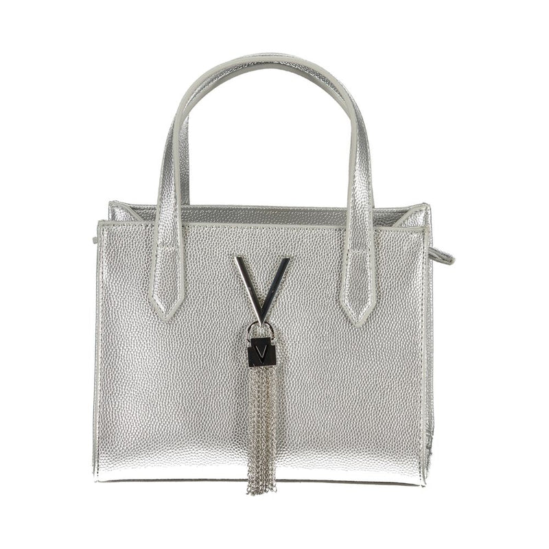 Gray Polyethylene Women Handbag-Mario Valentino-LabelTerrace.com