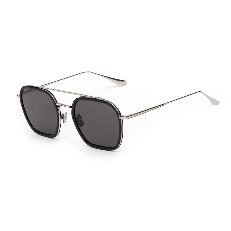 Gray Stainless Steel Sunglasses-Belstaff-LabelTerrace.com