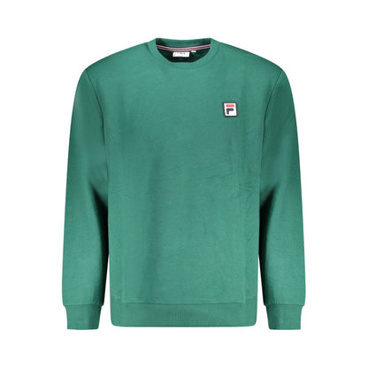 Green Cotton Men Sweater