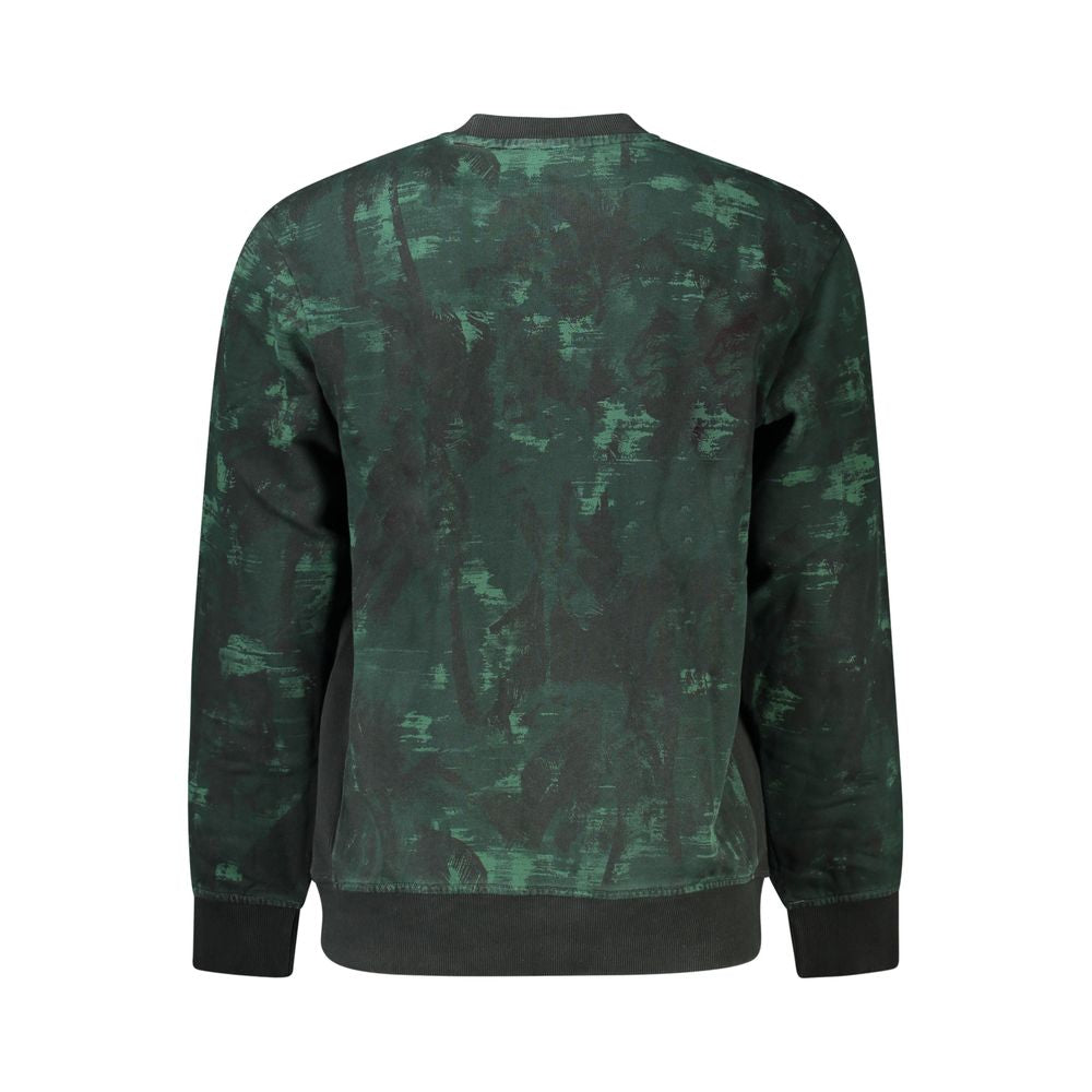 Green Cotton Men Sweater-Hugo Boss-LabelTerrace.com
