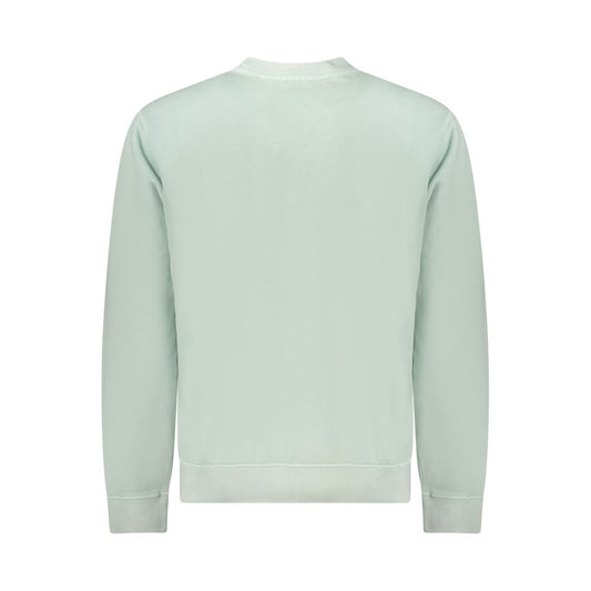 Green Cotton Men Sweater-Hugo Boss-LabelTerrace.com