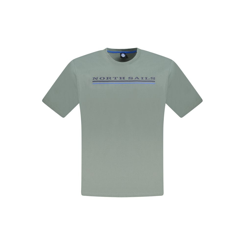 Green Cotton Men T-Shirt-North Sails-LabelTerrace.com