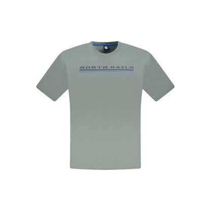 Green Cotton Men T-Shirt-North Sails-LabelTerrace.com