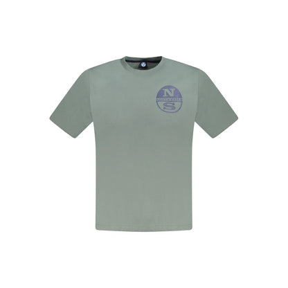 Green Cotton Men T-Shirt-North Sails-LabelTerrace.com
