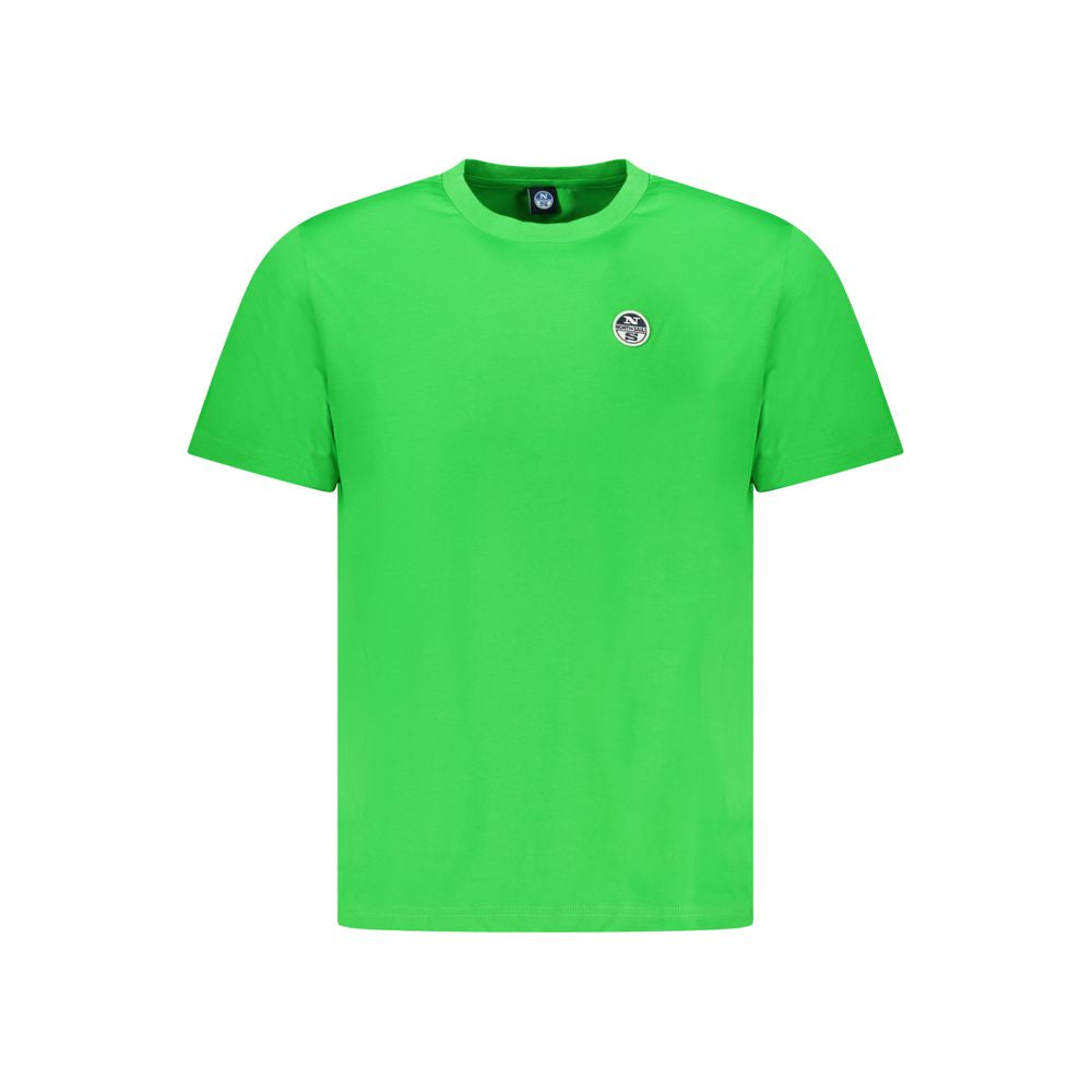Green Cotton Men T-Shirt-North Sails-LabelTerrace.com