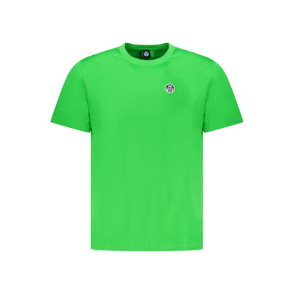 Green Cotton Men T-Shirt-North Sails-LabelTerrace.com