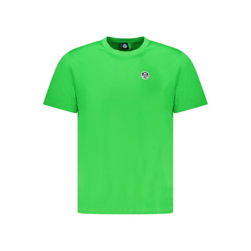 Green Cotton Men T-Shirt-North Sails-LabelTerrace.com