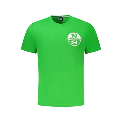 Green Cotton Men T-Shirt-North Sails-LabelTerrace.com