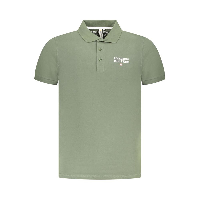 Green Cotton Polo Shirt