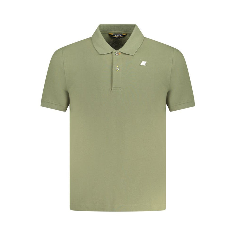 Green Cotton Polo Shirt