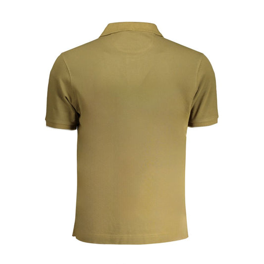Green Cotton Polo Shirt-La Martina-LabelTerrace.com