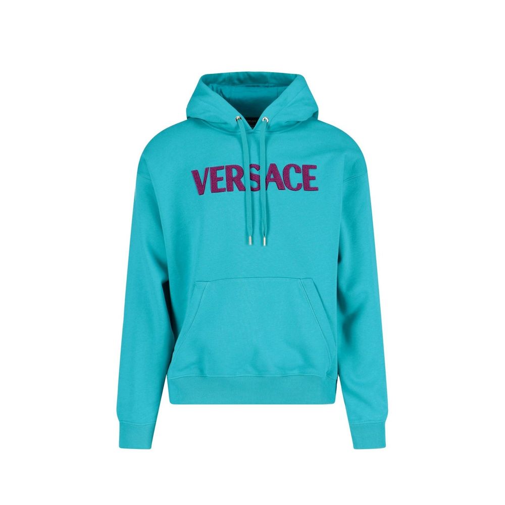Cotton Logo Sweatshirt-Versace-LabelTerrace.com