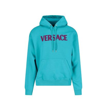 Cotton Logo Sweatshirt-Versace-LabelTerrace.com