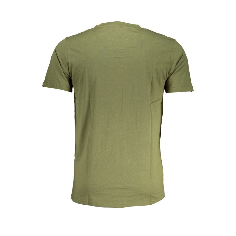 Green Cotton T-Shirt-Cavalli Class-LabelTerrace.com