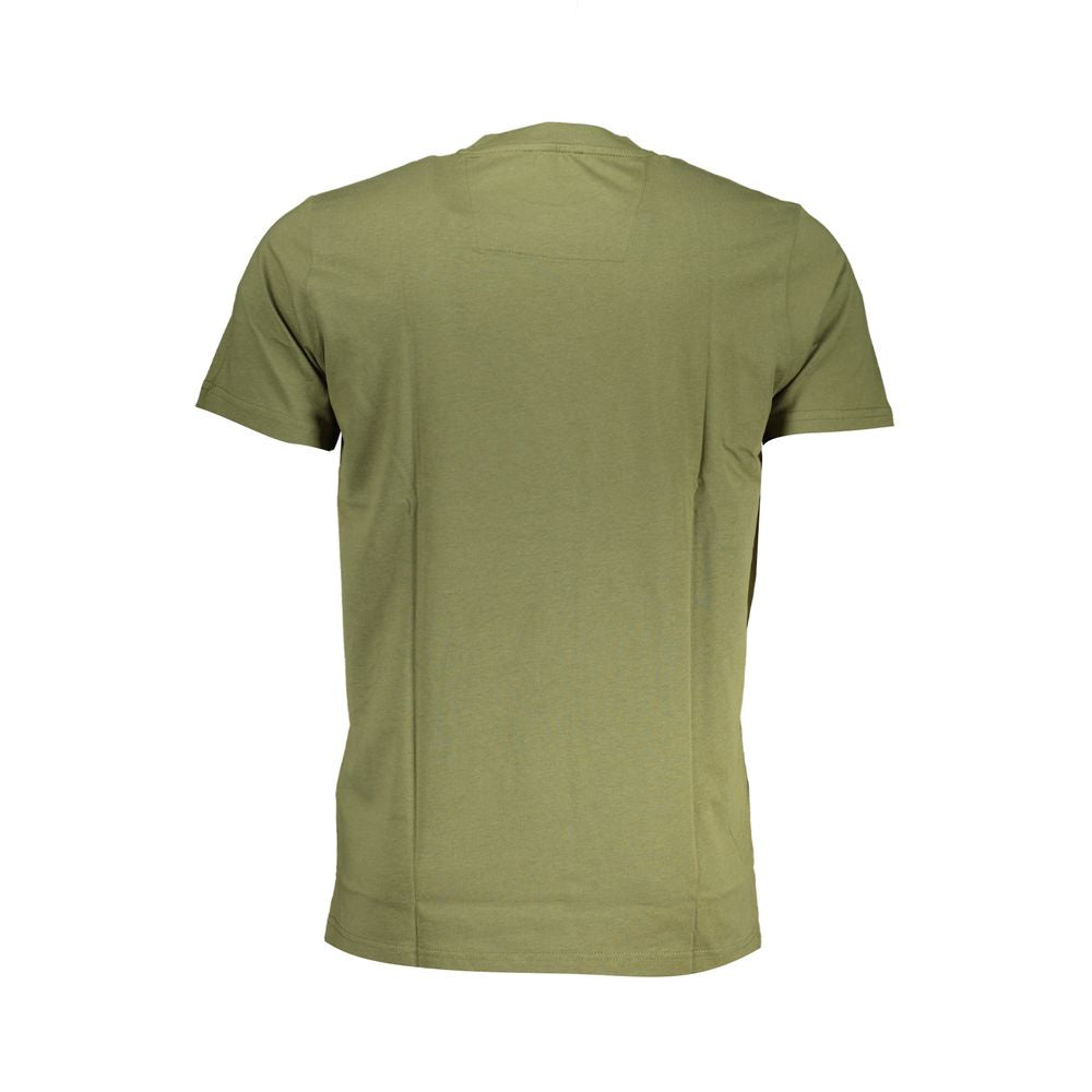 Green Cotton T-Shirt-Cavalli Class-LabelTerrace.com
