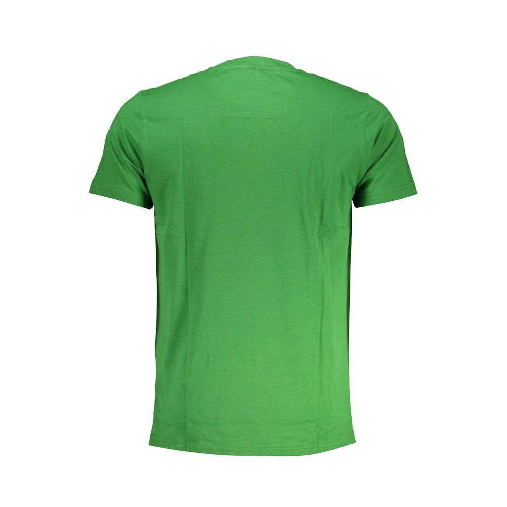 Green Cotton T-Shirt-Cavalli Class-LabelTerrace.com