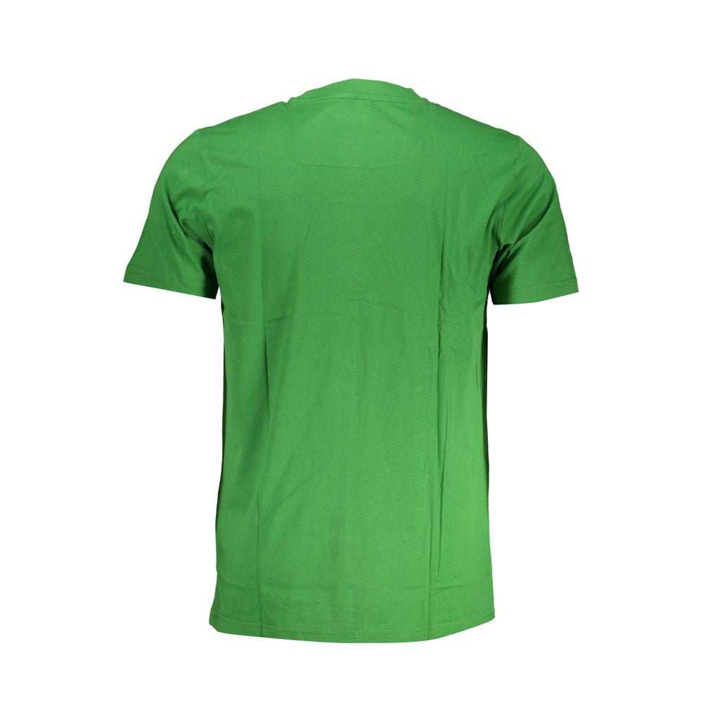 Green Cotton T-Shirt-Cavalli Class-LabelTerrace.com