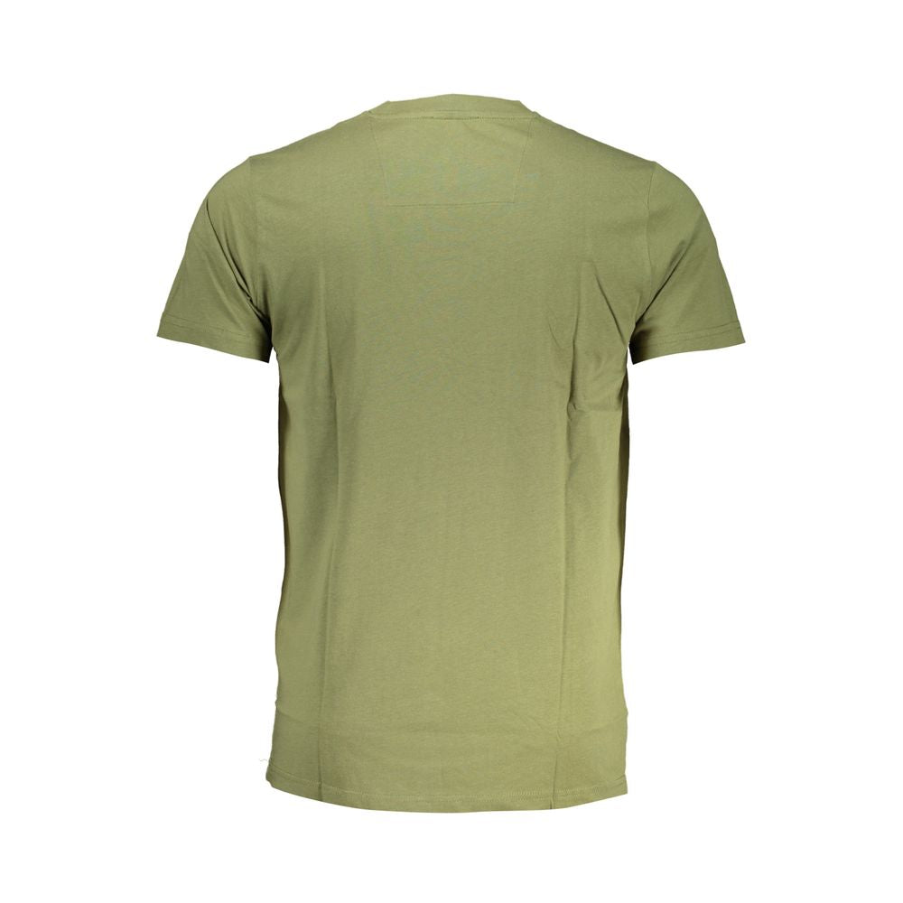 Green Cotton T-Shirt-Cavalli Class-LabelTerrace.com