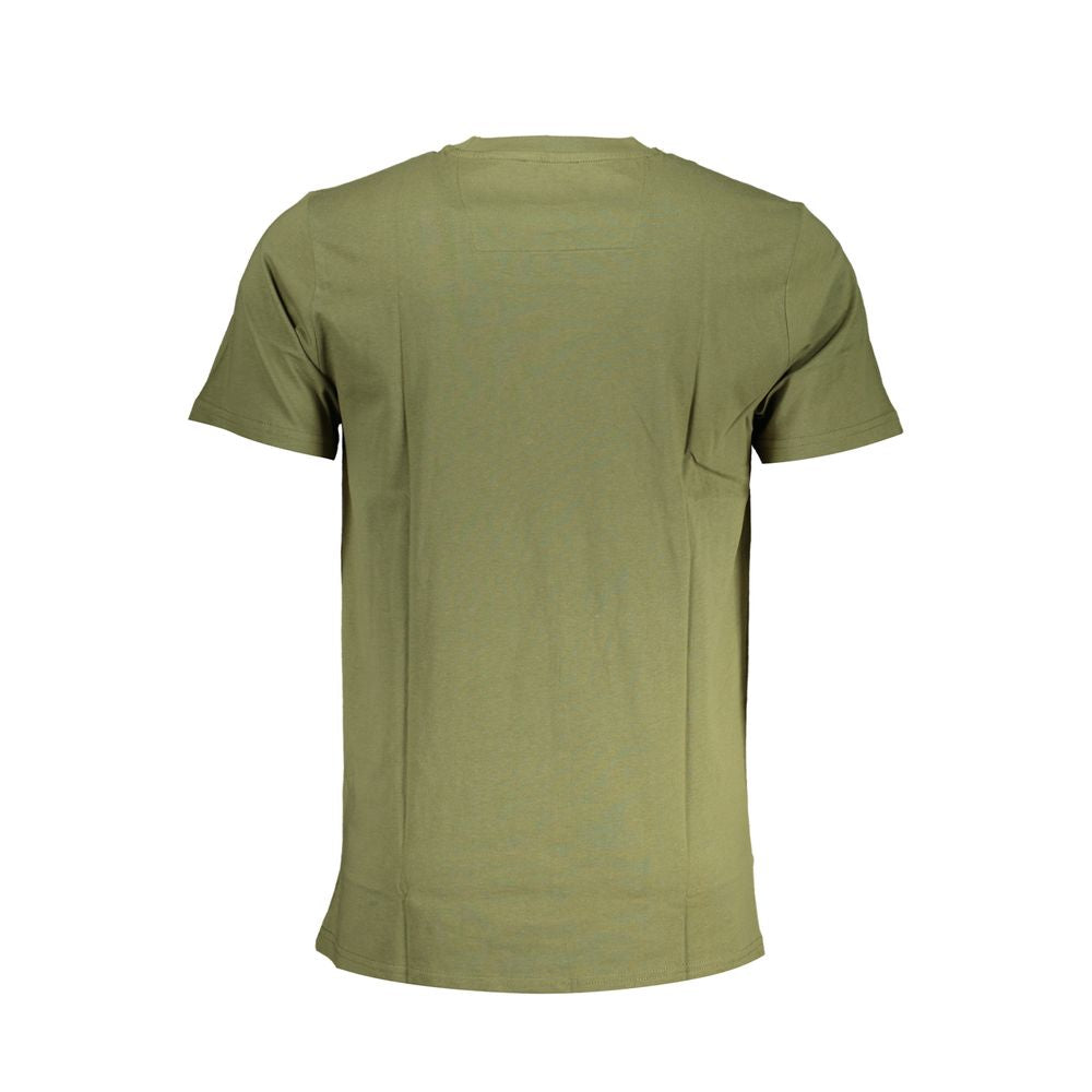 Green Cotton T-Shirt-Cavalli Class-LabelTerrace.com