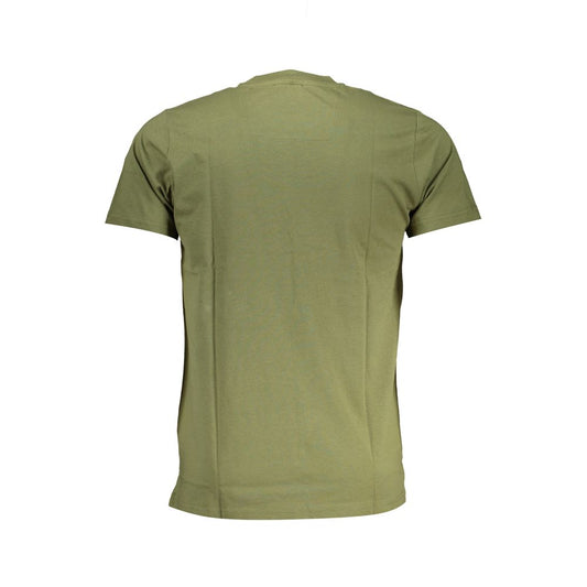 Green Cotton T-Shirt-Cavalli Class-LabelTerrace.com