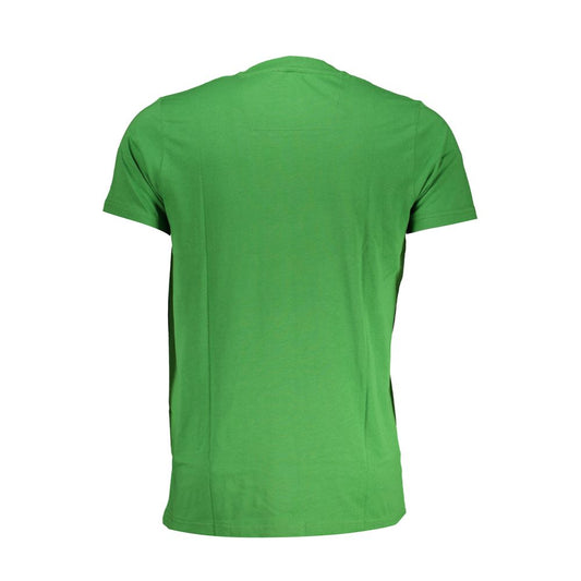 Green Cotton T-Shirt-Cavalli Class-LabelTerrace.com