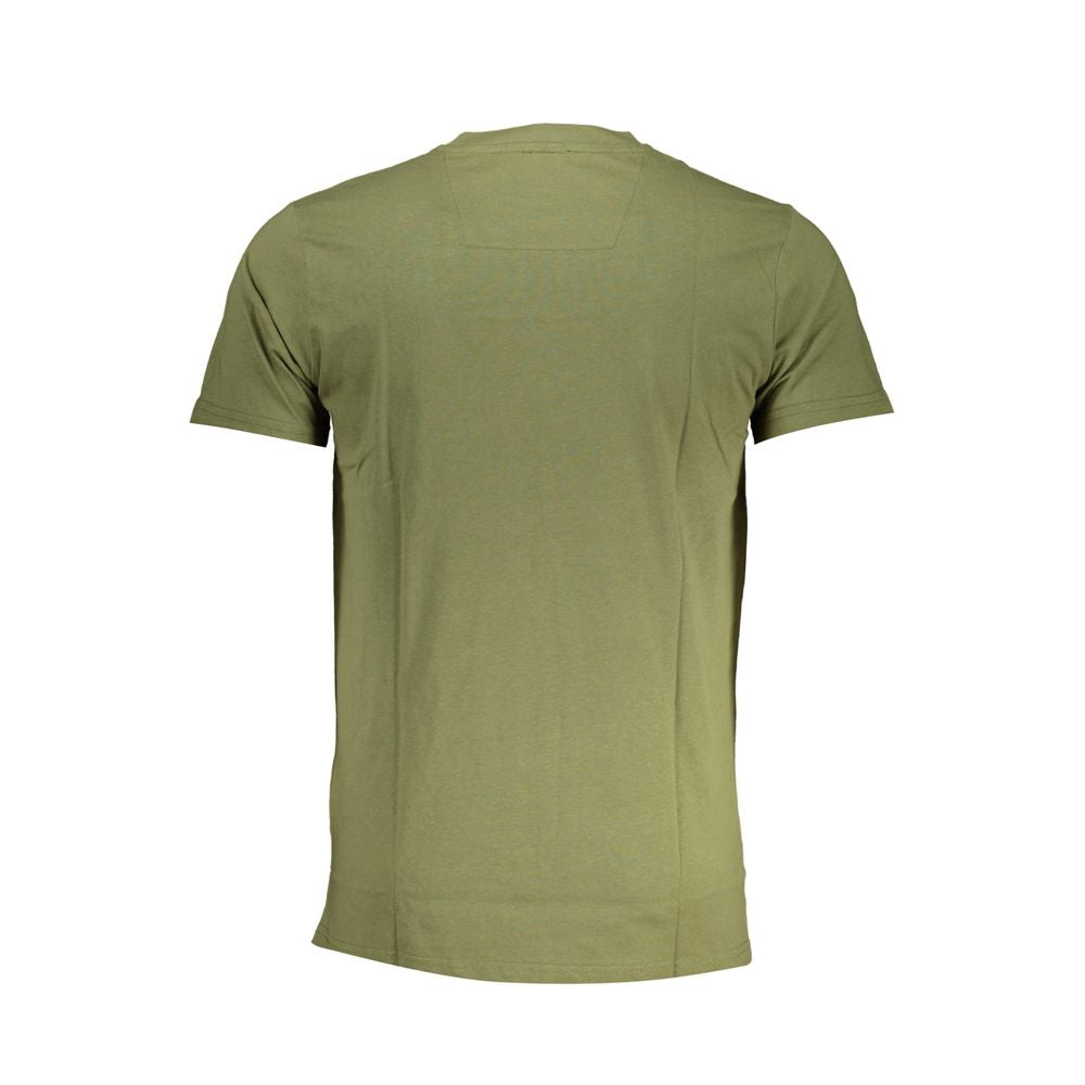 Green Cotton T-Shirt-Cavalli Class-LabelTerrace.com