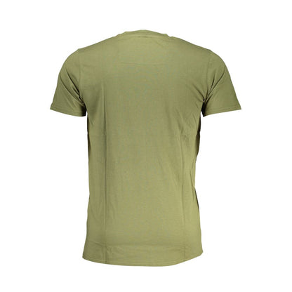 Green Cotton T-Shirt-Cavalli Class-LabelTerrace.com