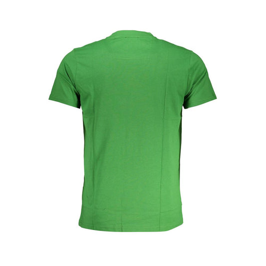 Green Cotton T-Shirt-Cavalli Class-LabelTerrace.com