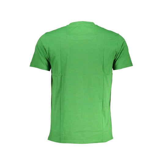 Green Cotton T-Shirt-Cavalli Class-LabelTerrace.com