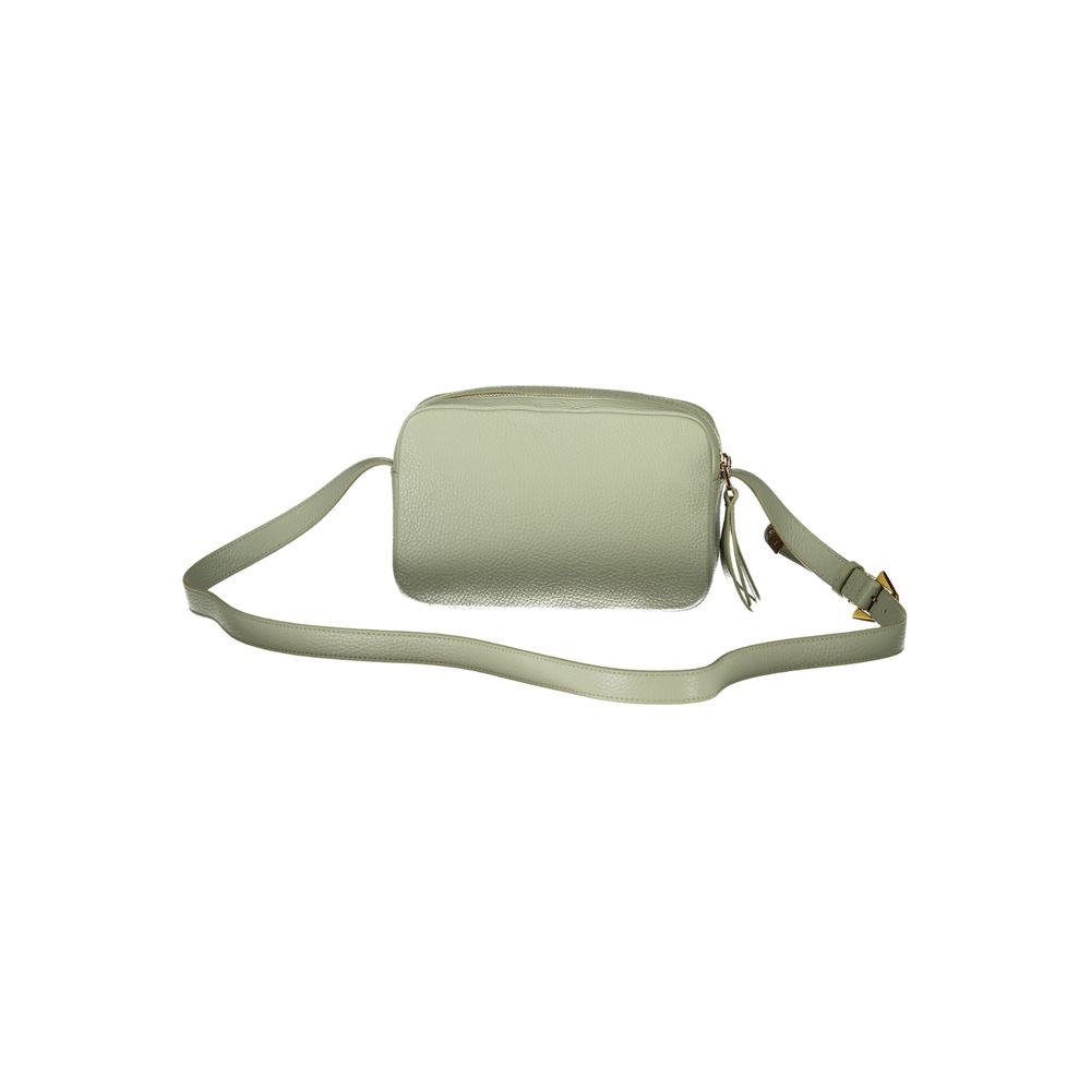 Green Leather Handbag-Coccinelle-LabelTerrace.com