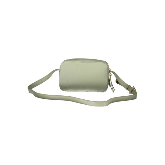 Green Leather Handbag-Coccinelle-LabelTerrace.com
