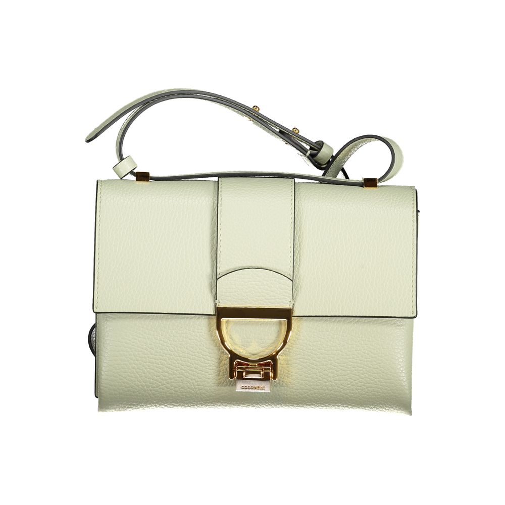 Green Leather Handbag-Coccinelle-LabelTerrace.com