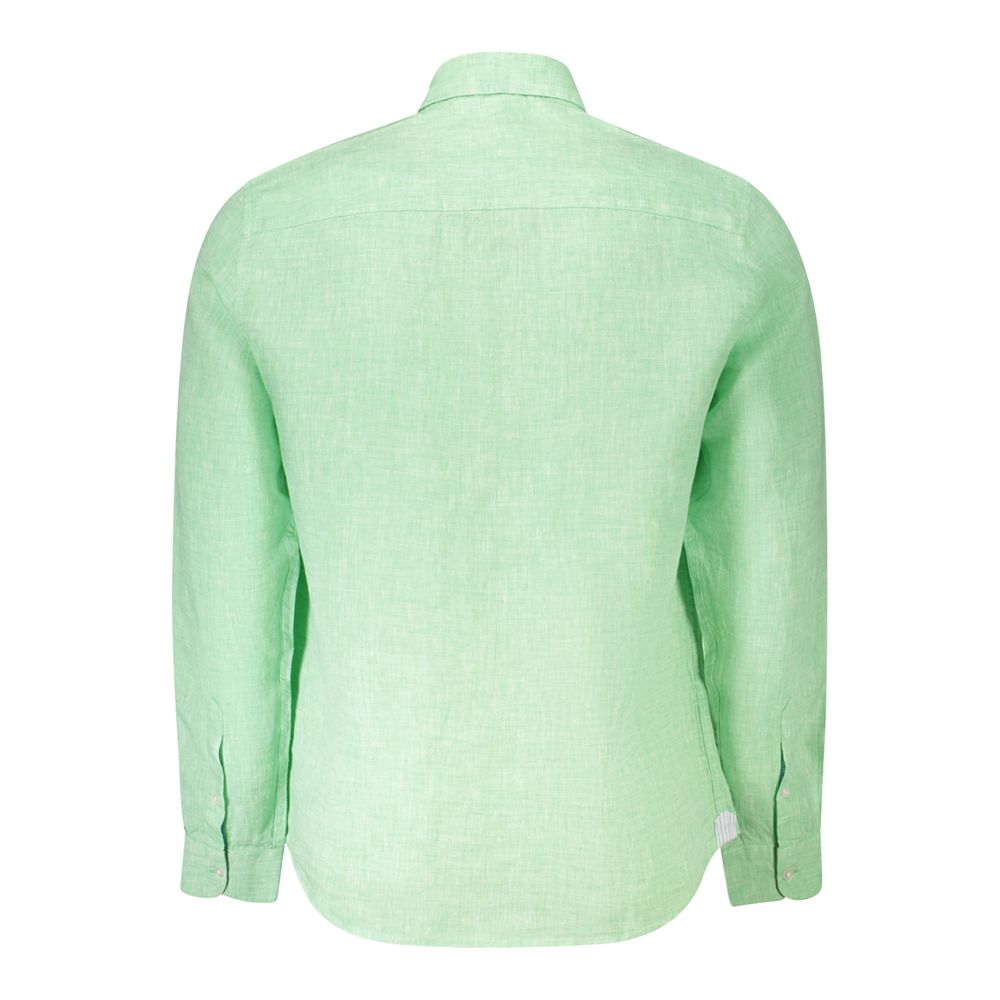 Green Linen Shirt
