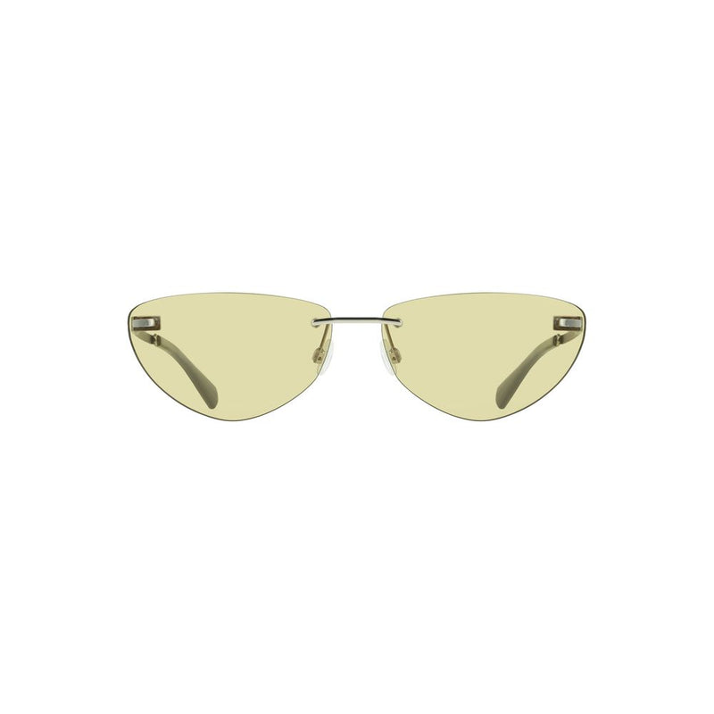Green Metal Women Sunglass