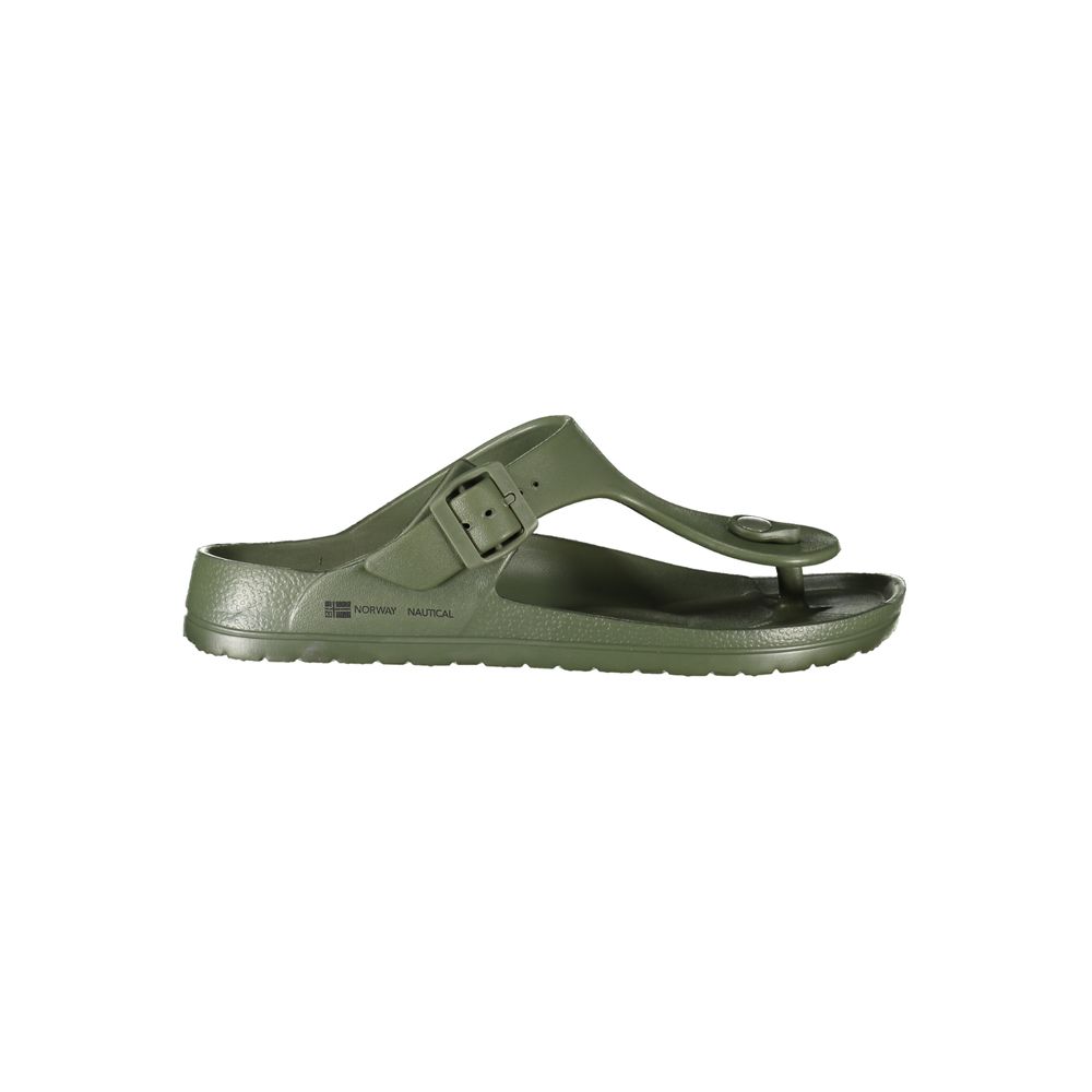 Green Plastic Mens Sandal