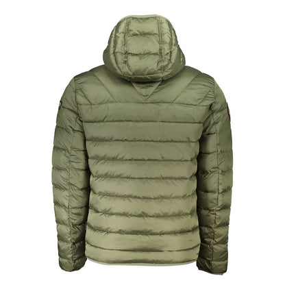 Green Polyamide Men Jacket-Napapijri-LabelTerrace.com
