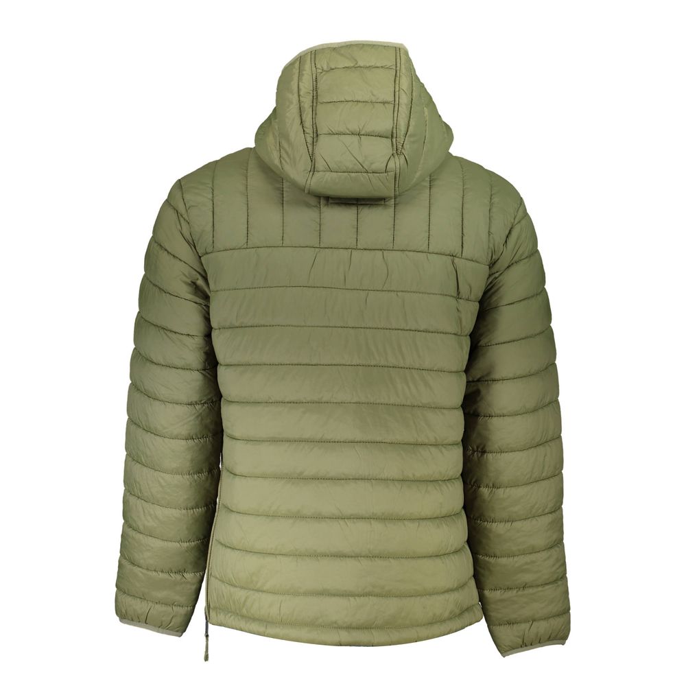 Green Polyamide Men Jacket-Napapijri-LabelTerrace.com