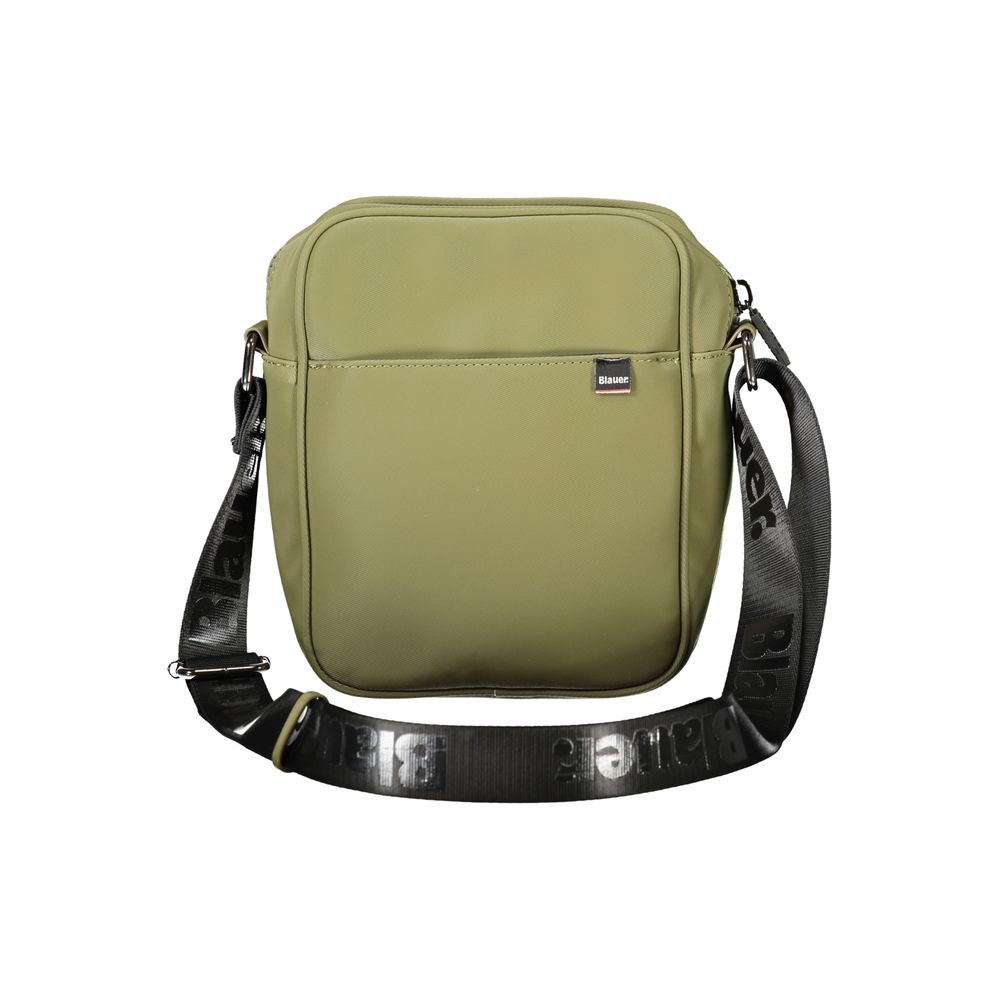 Green Polyester Men Shoulder Bag-Blauer-LabelTerrace.com