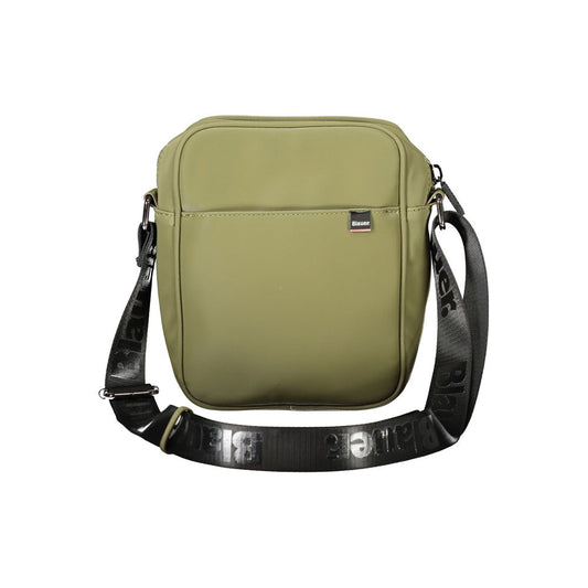 Green Polyester Men Shoulder Bag-Blauer-LabelTerrace.com