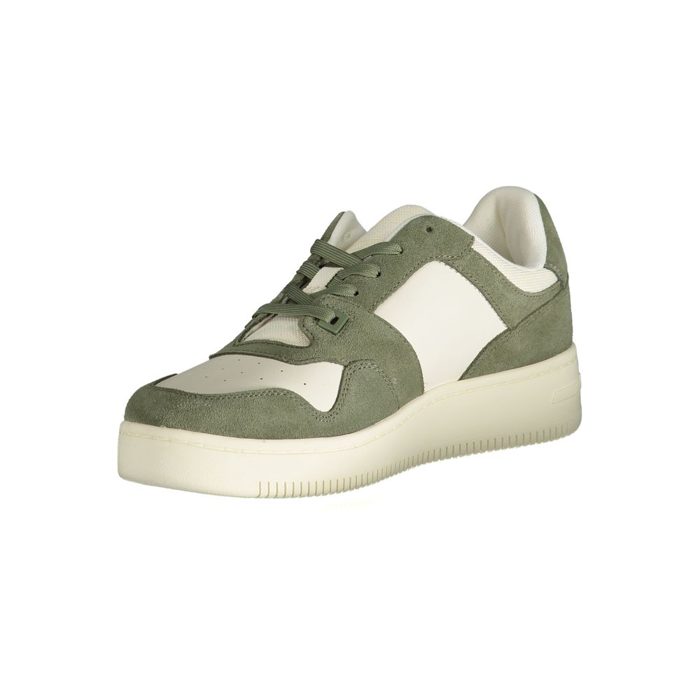 Green Polyester Sneaker-Tommy Hilfiger-LabelTerrace.com
