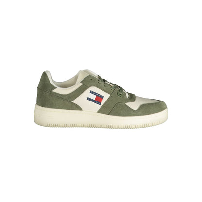 Green Polyester Sneaker-Tommy Hilfiger-LabelTerrace.com