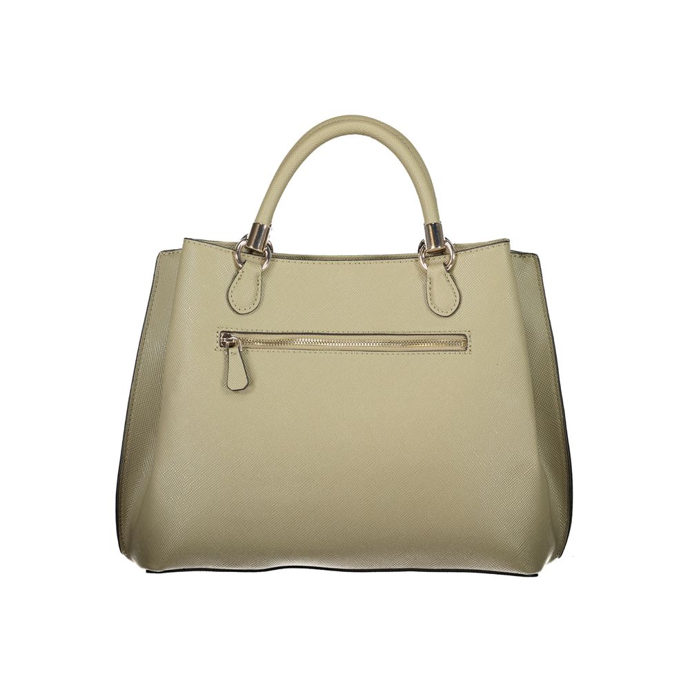 Green Polyethylene Handbag-Guess Jeans-LabelTerrace.com